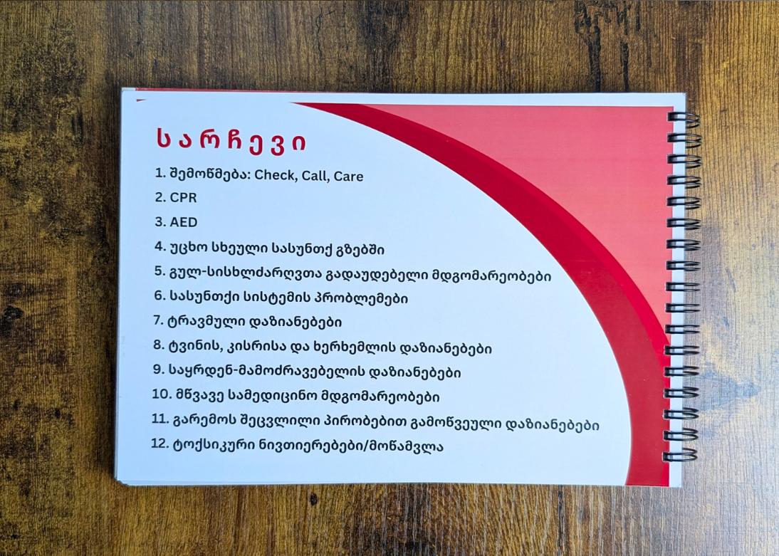 პირველადი დახმარების ბარათები